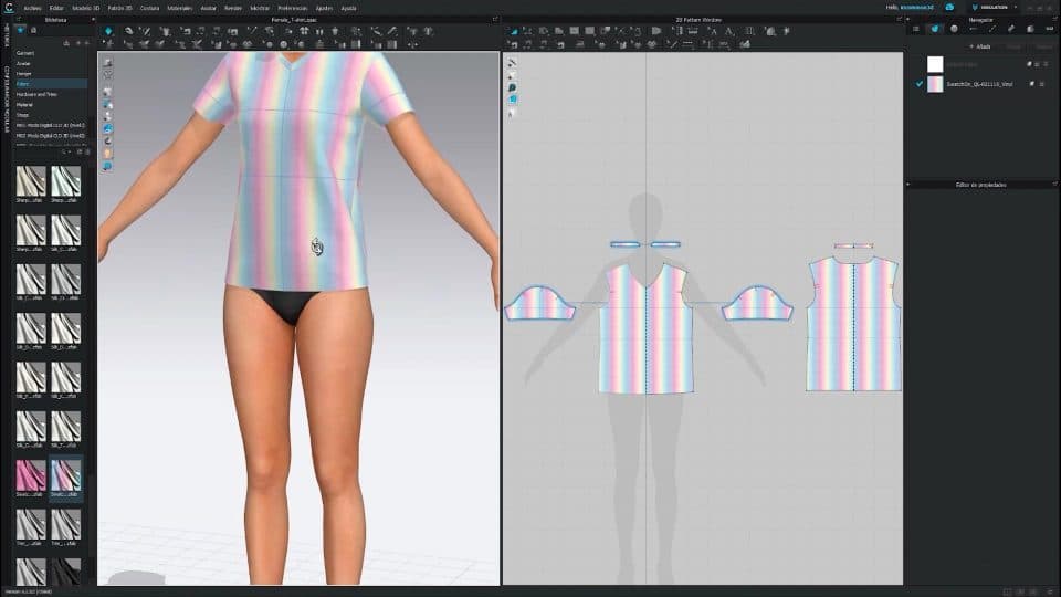 portada del cursoCómo añadir tejido .zfab a la biblioteca de CLO3D I Moda Digital  y 3D