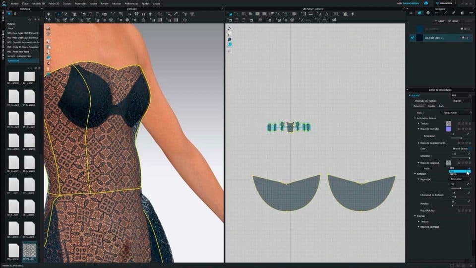 portada del cursoCómo añadir textura de encaje y mapas de opacidad en CLO3D | Moda Digital y 3D