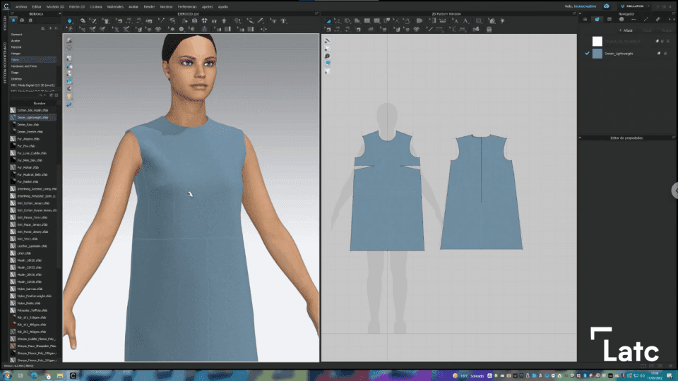 portada del cursoColocación y texturizado de vestido vaquero | Moda Digital
