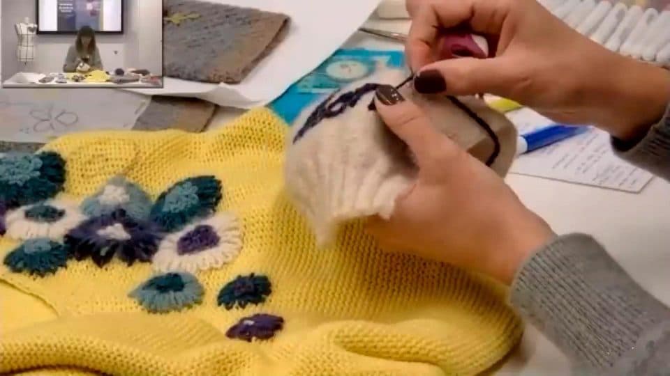 portada del cursoWorkshop: Bordado de invierno | Puntadas planas o voluminosas con lana