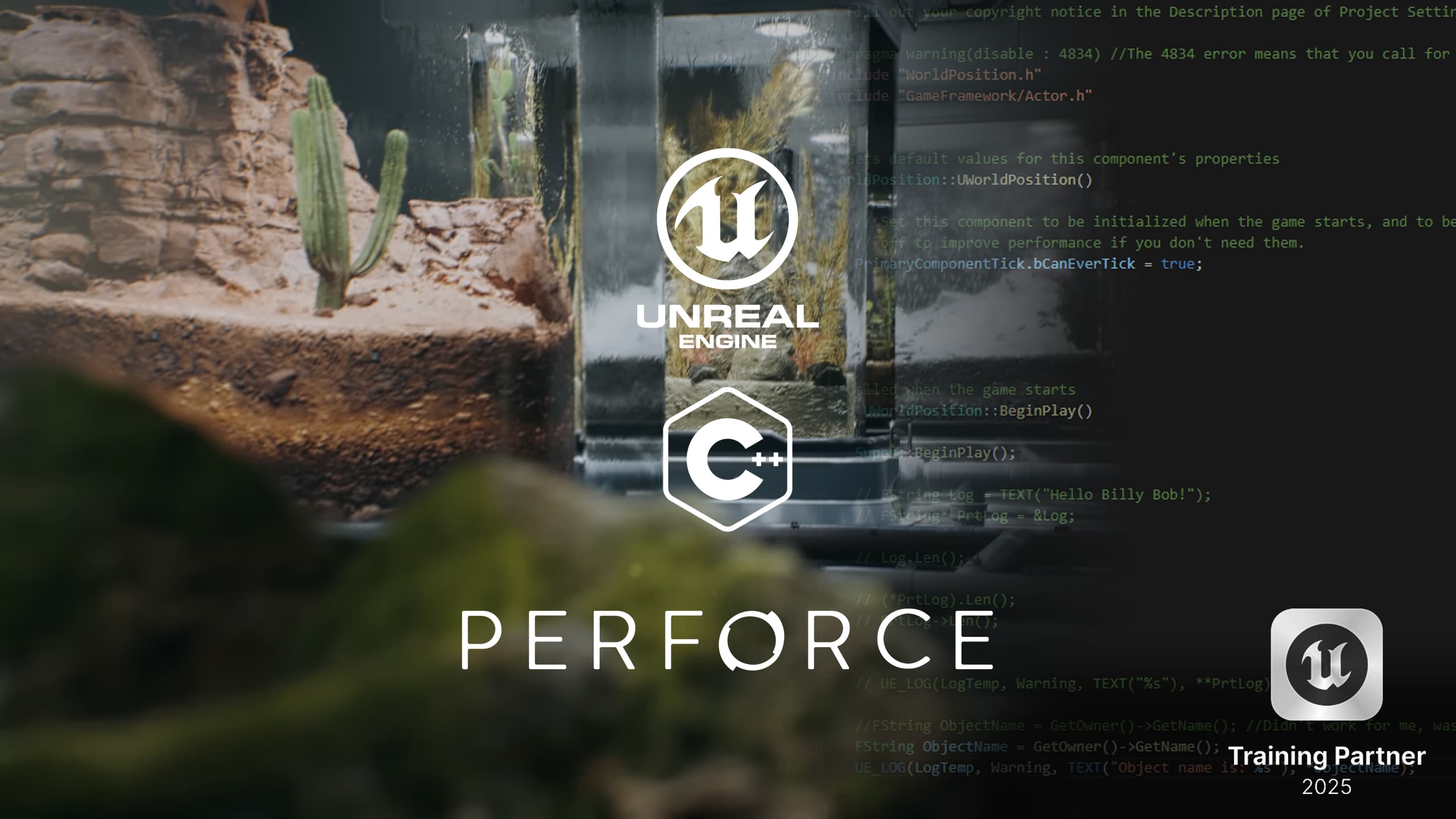 portada del cursoMáster en Programación con Unreal Engine para Videojuegos y Entornos Interactivos