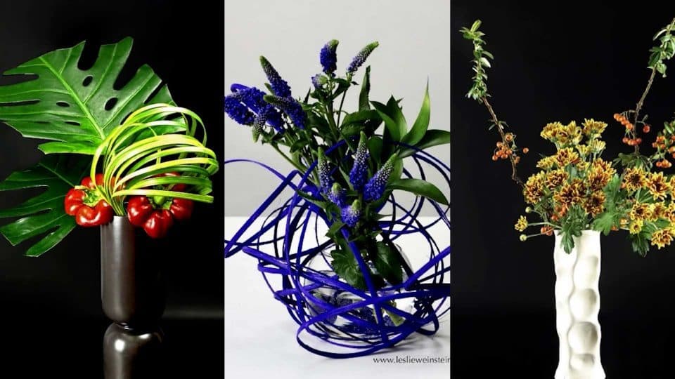 portada del cursoArreglos florales japoneses | Aprende Ikebana con Leslie Weinstein
