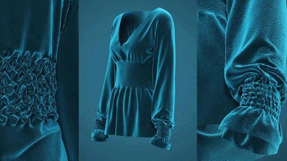 portada del cursoCreación de nido de abeja en CLO3D y engomado de mangas | Moda Digital